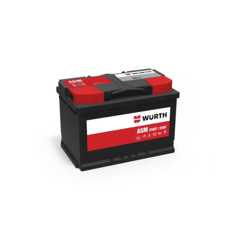 Bateri makine Wurth AGM 70Ah / 760A Start & Stop